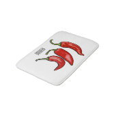 Tapis De Bain Illustration de chili (Angle)