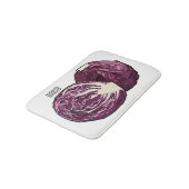 Tapis De Bain Illustration de chou rouge (Angle)