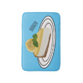 Tapis De Bain Illustration de citron cheesecake (Devant (Vertical))