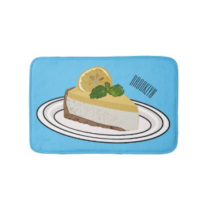 Tapis De Bain Illustration de citron cheesecake