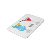 Tapis De Bain Illustration de cocktail (Angle)
