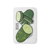 Tapis De Bain Illustration de combre (Devant (Vertical))