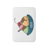 Tapis De Bain Illustration de crème glacée (Devant (Vertical))