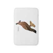 Tapis De Bain illustration de dessin animé d'aigle de Java (Devant (Vertical))