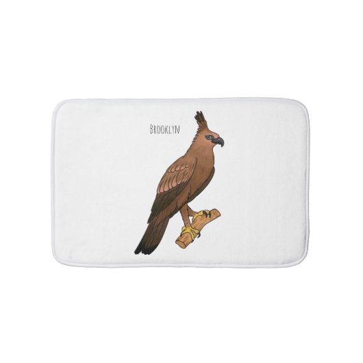Tapis De Bain illustration de dessin animé d'aigle de Java (Devant)