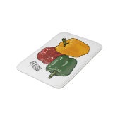 Tapis De Bain Illustration de dessin de Capsicum (Angle)