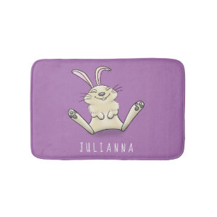 Tapis De Bain Illustration de dessin de lapin lapin mou