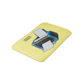 Tapis De Bain Illustration de dessin d'imprimante (Angle)