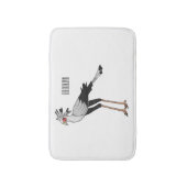 Tapis De Bain Illustration de dessin du secrétaire pour oiseaux (Devant (Vertical))