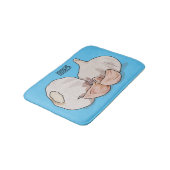 Tapis De Bain Illustration de dessin sur l'ail (Angle)