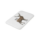 Tapis De Bain Illustration de dessin sur le cerf (Angle)