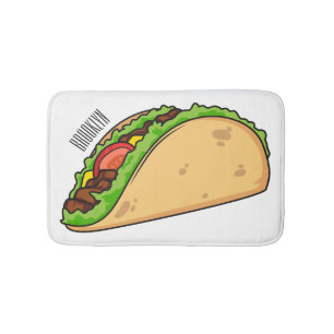 Tapis De Bain Illustration de dessin sur Taco