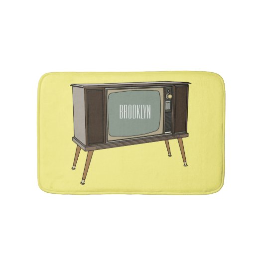 Tapis De Bain Illustration de dessin télévisé (Devant)