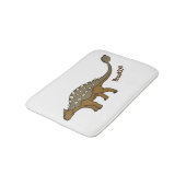 Tapis De Bain Illustration de dinosaure blindé Ankylosaurus (Angle)