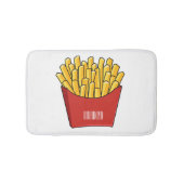 Tapis De Bain Illustration de frites (Devant)