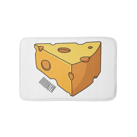 Tapis De Bain Illustration de fromage (Devant)