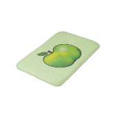 Tapis De Bain Illustration de fruits de pomme de dessin vert (Angle)