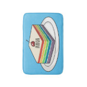 Tapis De Bain Illustration de gâteau arc-en-ciel (Devant (Vertical))