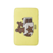 Tapis De Bain Illustration de gâteau de pain d'épices (Devant (Vertical))