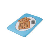 Tapis De Bain Illustration de gaufre (Angle)