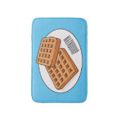 Tapis De Bain Illustration de gaufre (Devant (Vertical))