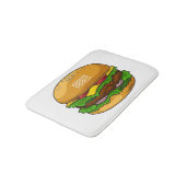 Tapis De Bain Illustration de Hamburger (Angle)