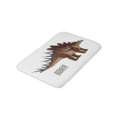 Tapis De Bain Illustration de Kentrosaurus (Angle)