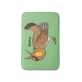 Tapis De Bain Illustration de la bande dessinée de poulet de pra (Devant (Vertical))