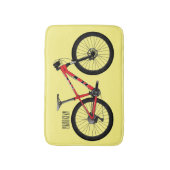Tapis De Bain Illustration de la bande dessinée de vélo (Devant (Vertical))