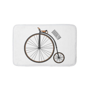 Tapis De Bain Illustration de la bande dessinée de vélo à grande