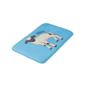 Tapis De Bain Illustration de la caricature de mouton Valais Bla (Angle)