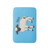 Tapis De Bain Illustration de la caricature de mouton Valais Bla (Devant (Vertical))
