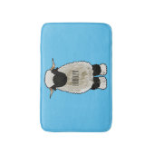 Tapis De Bain Illustration de la caricature de mouton Valais Bla (Devant (Vertical))