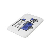 Tapis De Bain Illustration de la charrette alimentaire (Angle)