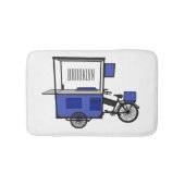 Tapis De Bain Illustration de la charrette alimentaire (Devant)