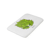 Tapis De Bain Illustration de la feuille de limon (Angle)