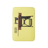 Tapis De Bain Illustration de la machine à coudre (Devant (Vertical))