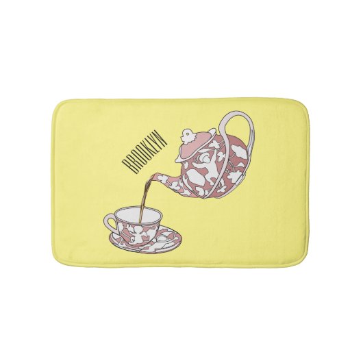 Tapis De Bain Illustration de la série Teacup (Devant)
