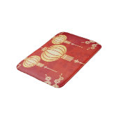 Tapis De Bain Illustration de lanterne chinoise orientale (Angle)
