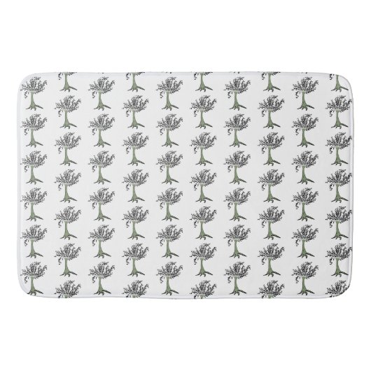Tapis De Bain illustration de l'arbre de saule (Devant)