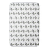 Tapis De Bain illustration de l'arbre de saule (devant Vertical)