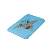 Tapis De Bain Illustration de l'avion de chasse (Angle)