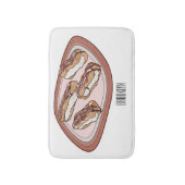 Tapis De Bain Illustration de l'éclair de chocolat (Devant (Vertical))