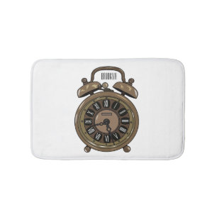 Tapis De Bain Illustration de l'horloge d'alarme