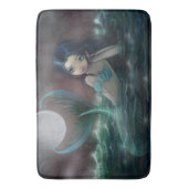 Tapis De Bain Illustration de l'Imaginaire mignon de la sirène d (devant Vertical)