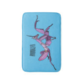 Tapis De Bain Illustration de l'orchidée mante (Devant (Vertical))