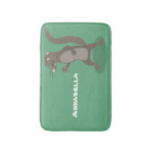 Tapis De Bain Illustration de mignonne mangouste (Devant (Vertical))