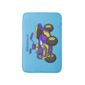 Tapis De Bain Illustration de moto Purple Quad (Devant (Vertical))