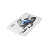 Tapis De Bain Illustration de motoneige (Angle)
