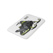 Tapis De Bain Illustration de motoneige (Angle)